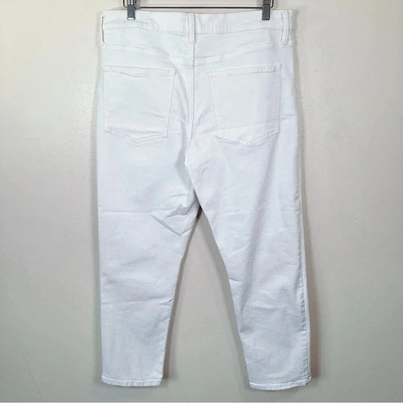 Banana Republic Womens Size 32 High  Rise Slim White Jeans - Picture 14 of 14